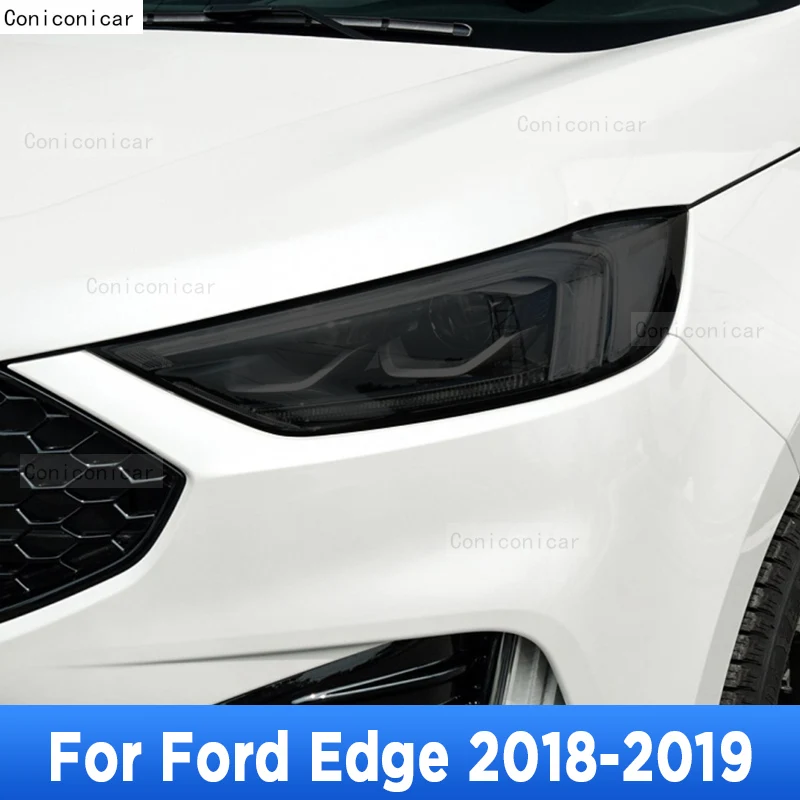 

Для Ford Edge 2018-2019 внешняя фара автомобиля Защита от царапин передняя лампа ТИНТ фотолампа аксессуары для ремонта наклейка