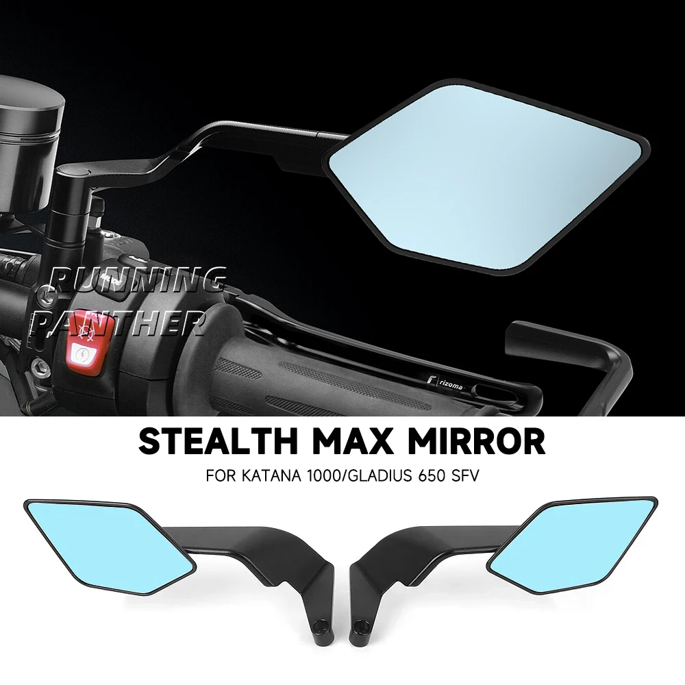 

For Suzuki KATANA 1000 GLADIUS 650 SFV Rearview Mirror Side View Adjustable Winglet Accessories Motorcycle Stealth Max Mirror