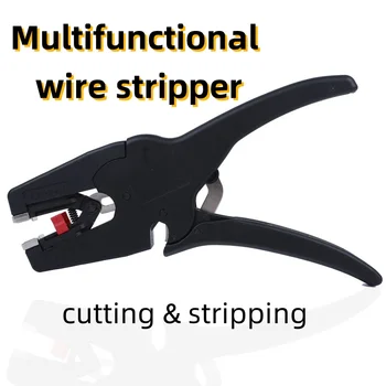 Alicate de descascamento de isolamento de cabo elétrico, descascador de fio autoajustável e ferramentas de corte 0,08-10 mm2