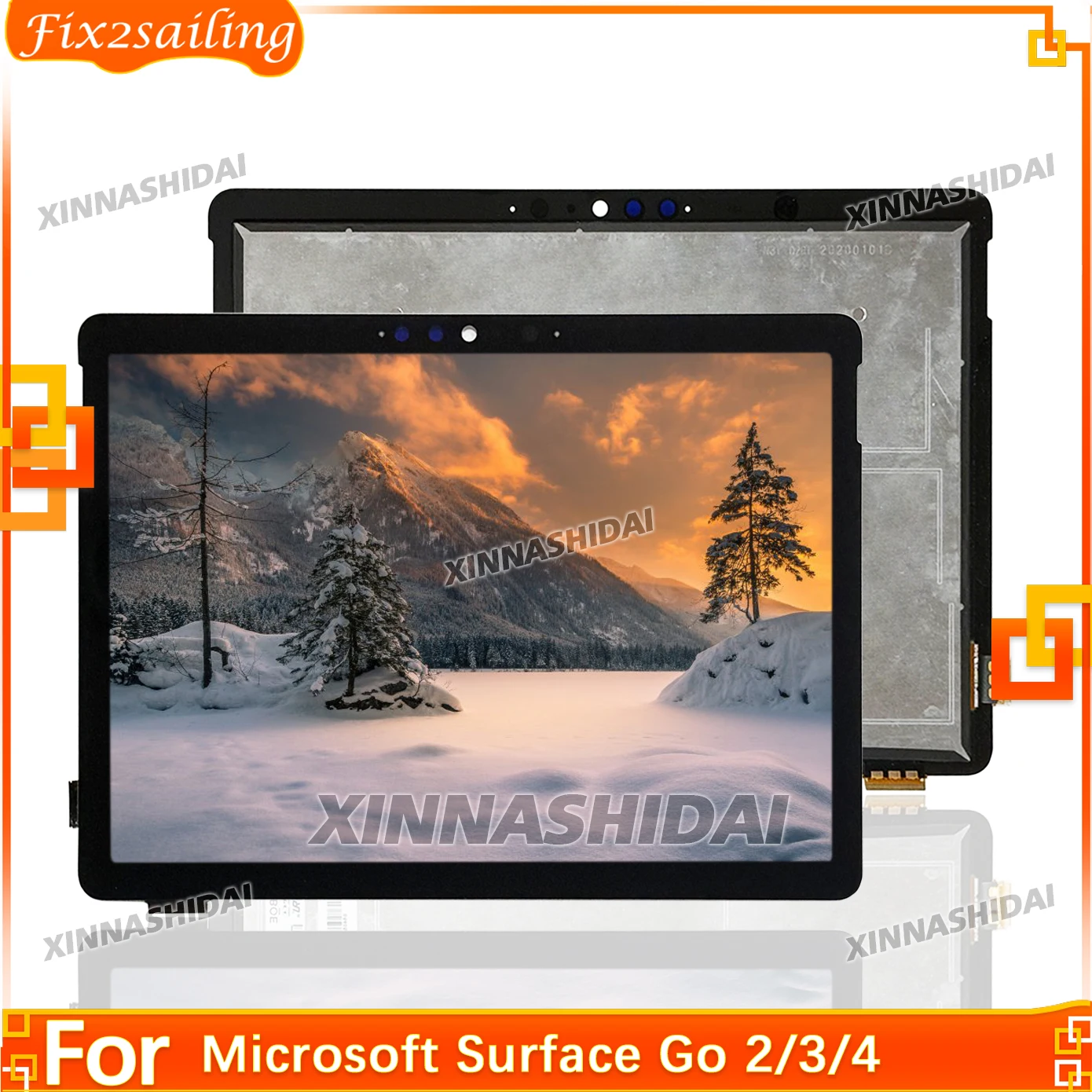 

Дисплейный модуль (экран, тачскрин, стекло) AAA+ для Microsoft Surface Go 2/3/4 (1824, 1825, 1901) – Замена для Go 2, Go 3, Go 4