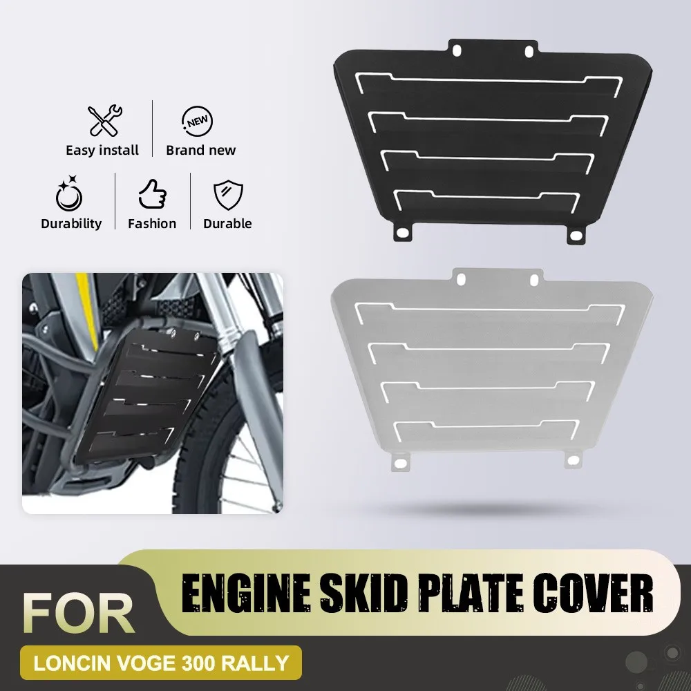 

For Loncin VOGE 300 Rally RALLY300 300Rally Valico 300 Rally 2023 2024 2025 Engine Cover Fan Protector Crap Flap Radiator Guard