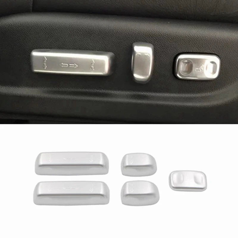 

Для Honda CRV CR-V 2012 2013 2014 2015 2016 крышки кнопки регулировки сиденья отделка ABS CHROME автостайлинг автомобильные аксессуары