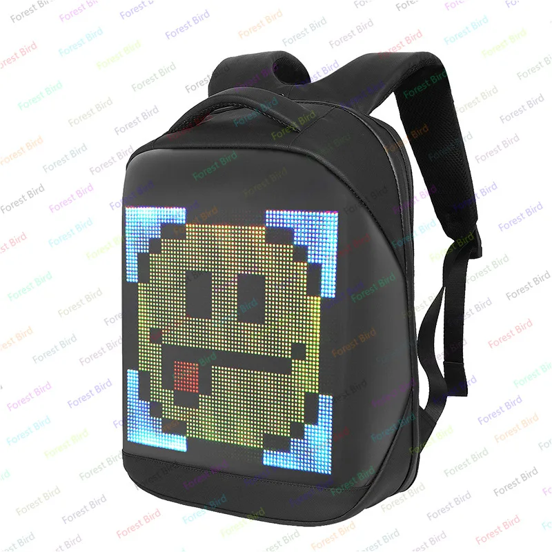 

Motorcycle Riding Creative LED Display Backpack Outdoor Mobile Advertising Waterproof Backpack Personality