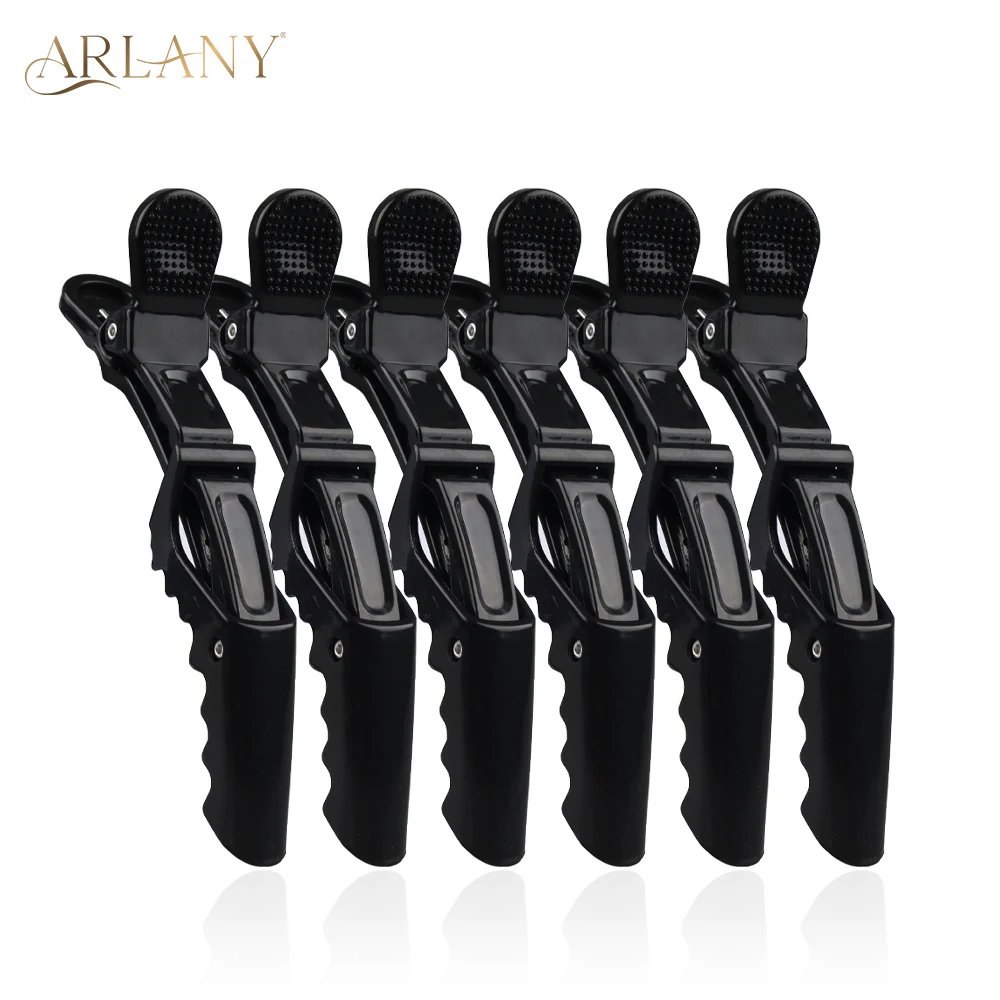 6 Stuks Haar Sectie Clips Pro Kappers Alligator Haar Styling Clip Salon Kapper Beauty Accessoires Haar Extensie Tool