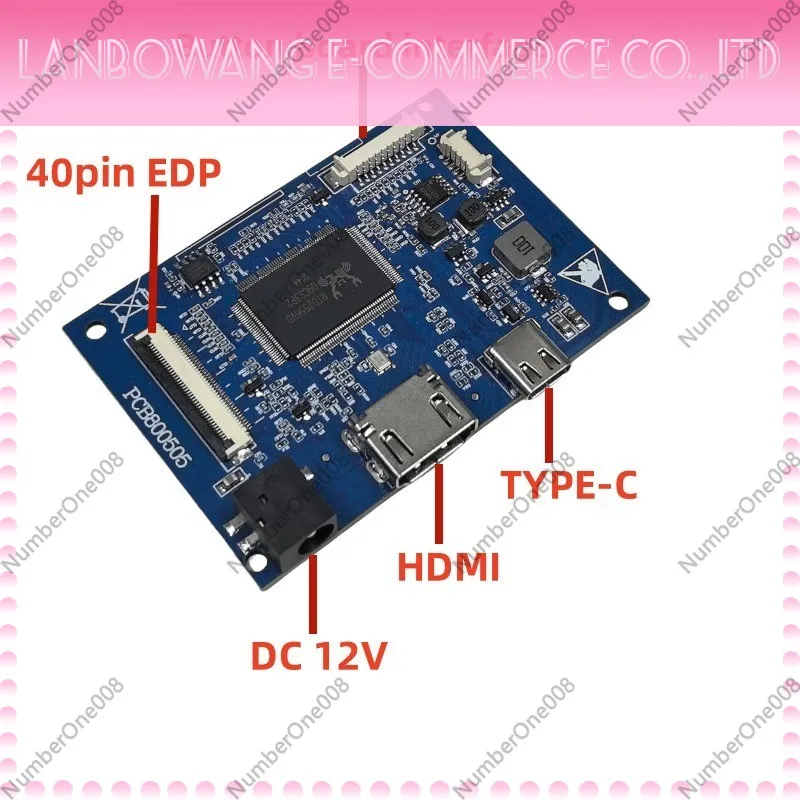 2K Resolution 40Pin EDP LCD Screen Driver Board for Laptop LCD Panel Display Controller