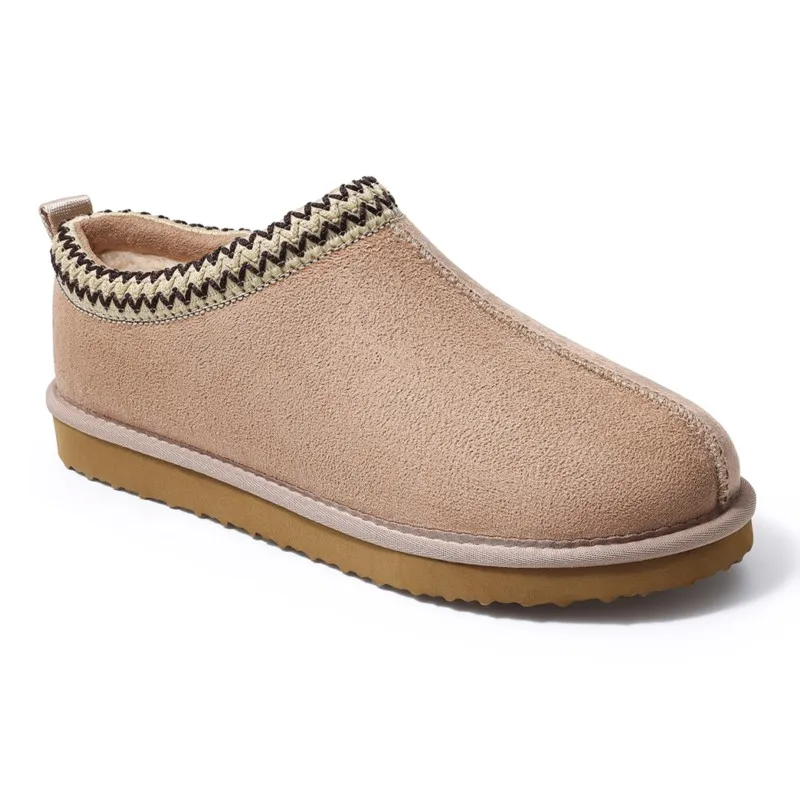 

Asgard Winter Fleece Lined Warm Cotton Slippers For Women Indoor Non-slip Fur Suede Fur Snow Boots Lady Cozy Plush Cotton Shoes