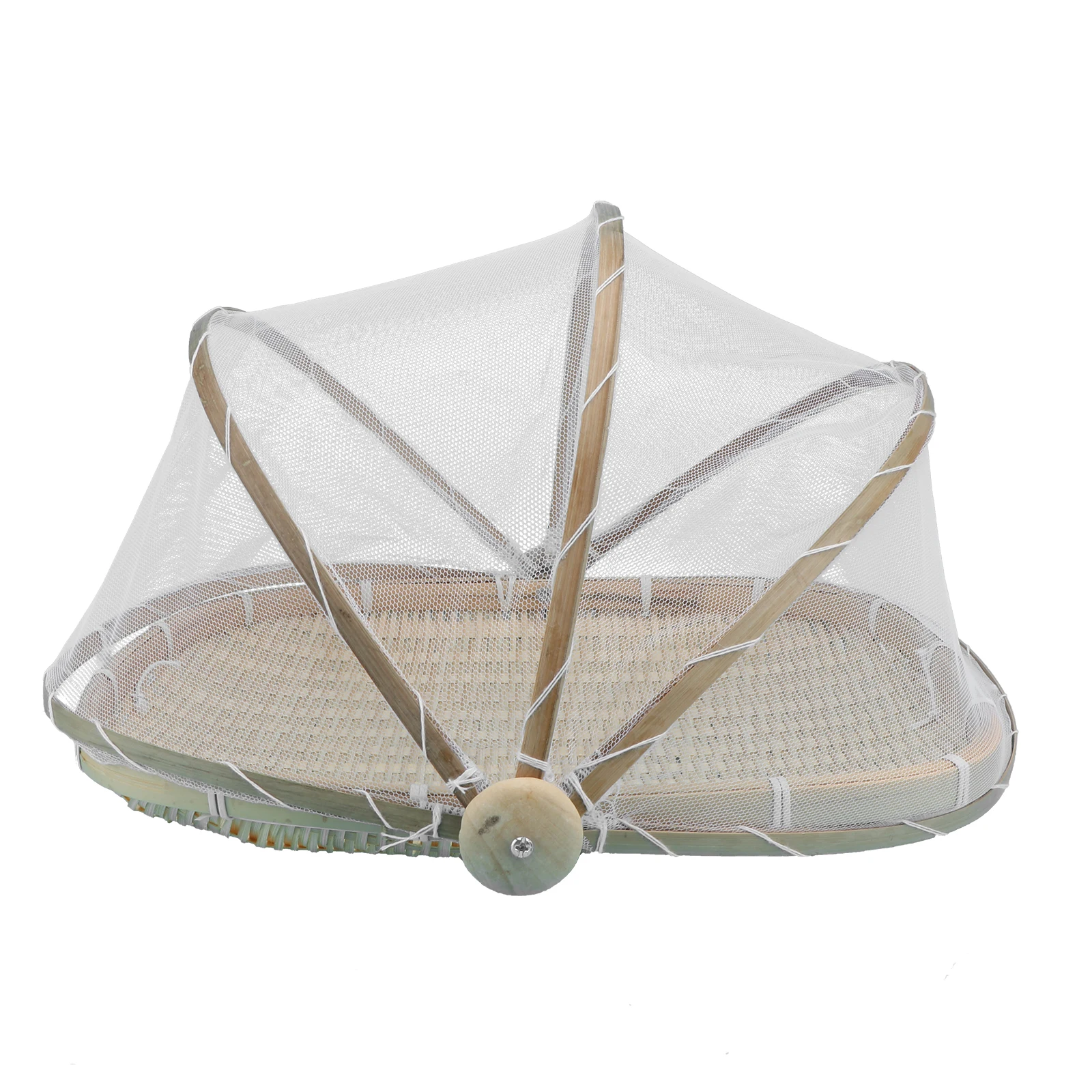 

Bamboo Woven Basket Food Dust Cover Kitchenware Storage Container Dry Basket Small Size Housewarming Gift Premium Safe Sturdy