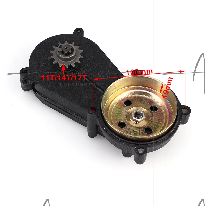 T8F 14T 17T Transmission Reduction Gear Box and Clutch Pad For 47cc 49cc Pocket ATV Mini Dirt Bike Moto Quad Motorcycle Parts