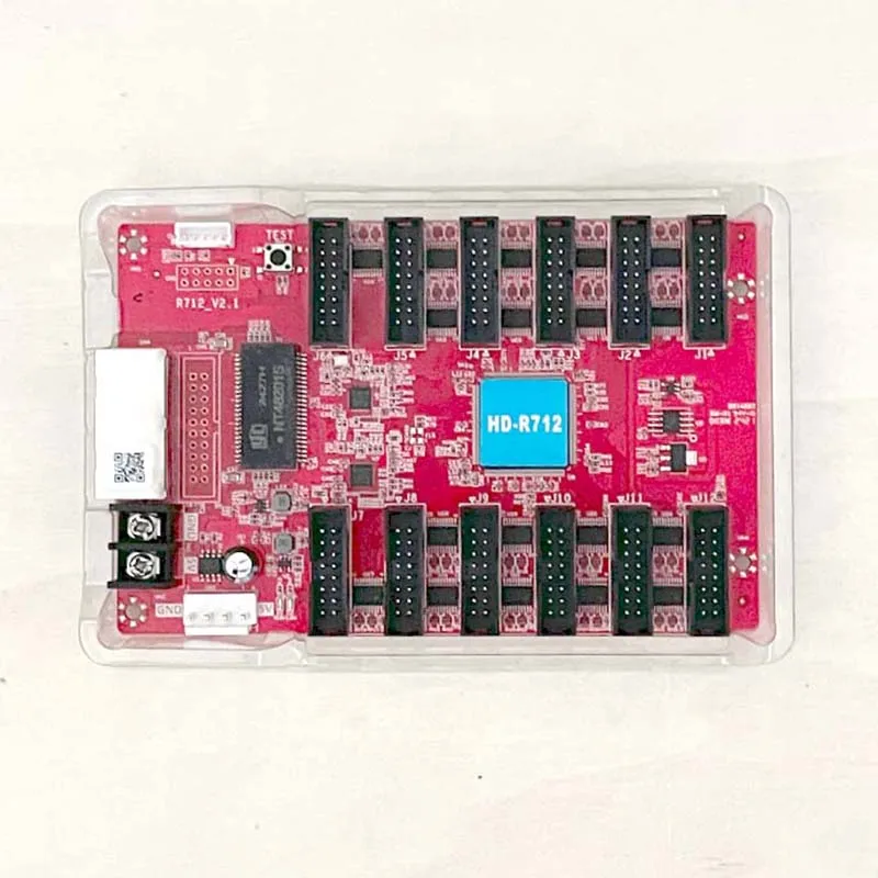 LED 디스플레이 화면 HD-R712 수신 카드 풀 컬러 LED 패널 비디오 월 픽셀 디스플레이 RGB 동기화 시스템 마더보드