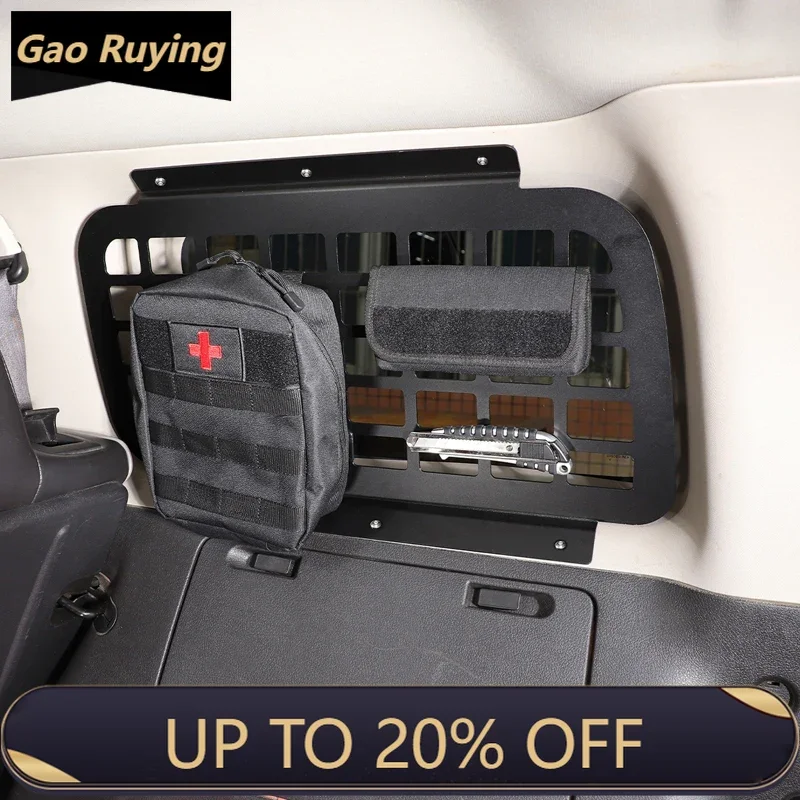 

Gao Ruying For Hummer H3 05-09 Car Trunk Both Sides Window Storage Shelf Organizer Rack Hanging Bracket Interior Car Accessories