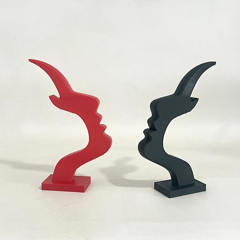 حامل نظارات للوجه الجانبي البشري على شكل شريط، حامل نظارات بسيط مثير للاهتمام #3