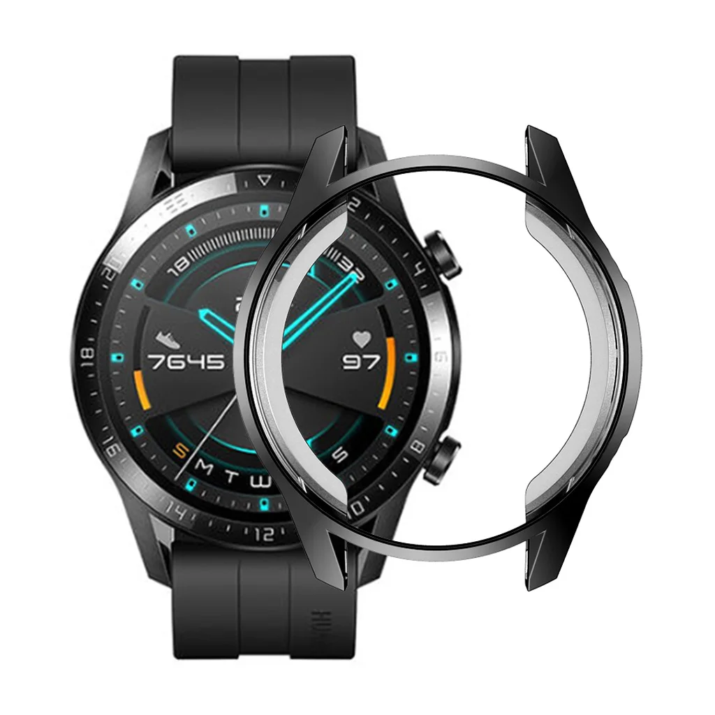TPU Protective for Case Full Cover Frame Protector for Huawei Watch GT2 46mm Watch Accessories Dropship