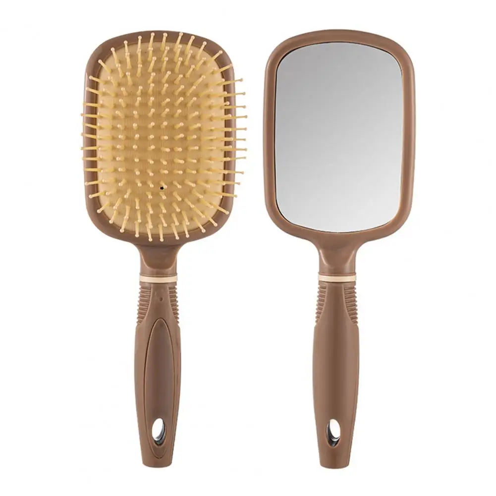 Multi-functional Hair Brush Brush Hair Brush with Mirror Multi-functional Anti-static Scalp Massager Comb Portable for Men
