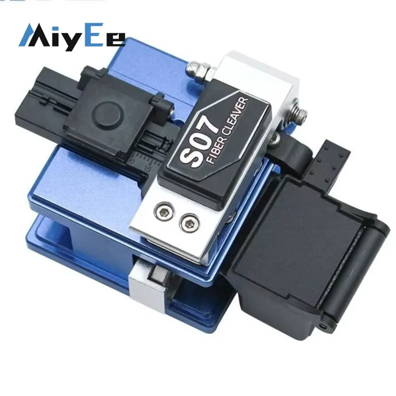 High Precision Optical Fiber Cleaver 16 Cutting Points 0.5-Degree Cutting Angle Support Automatic Blade Reset