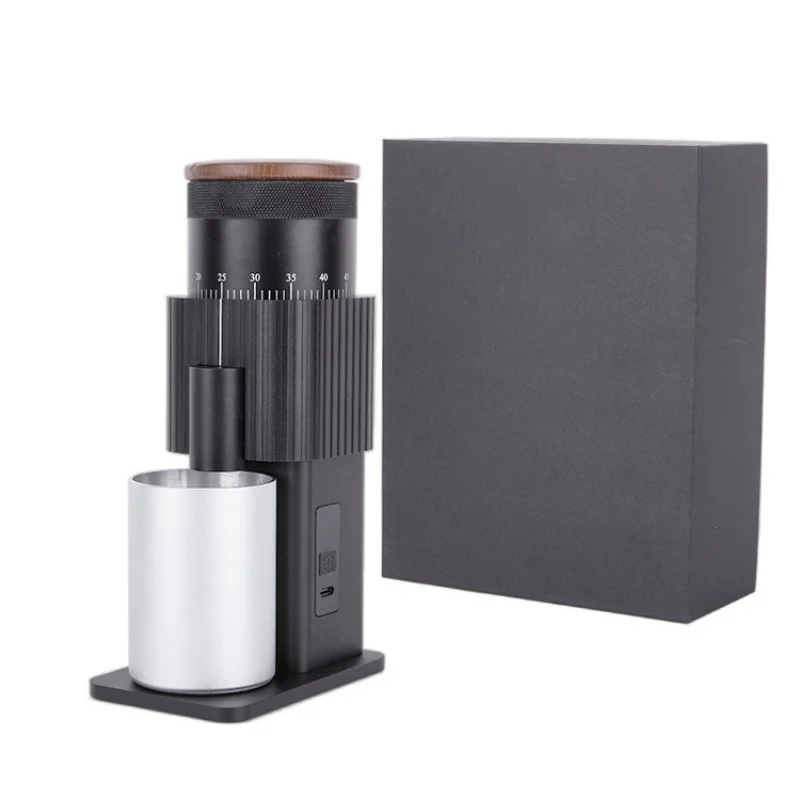 

Electric Coffee Grinder Rechargeable With Stainless Steel Six-Star Burr Adjustable Coffee Bean Grinder Portable Gift Christmas