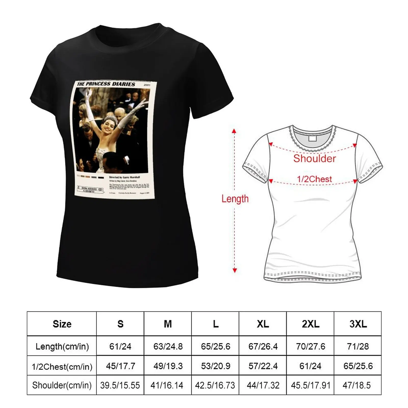 Movie Princess Summary Design T-Shirt tees aesthetic clothes Short sleeve tee summer tops summer blouses woman 2024