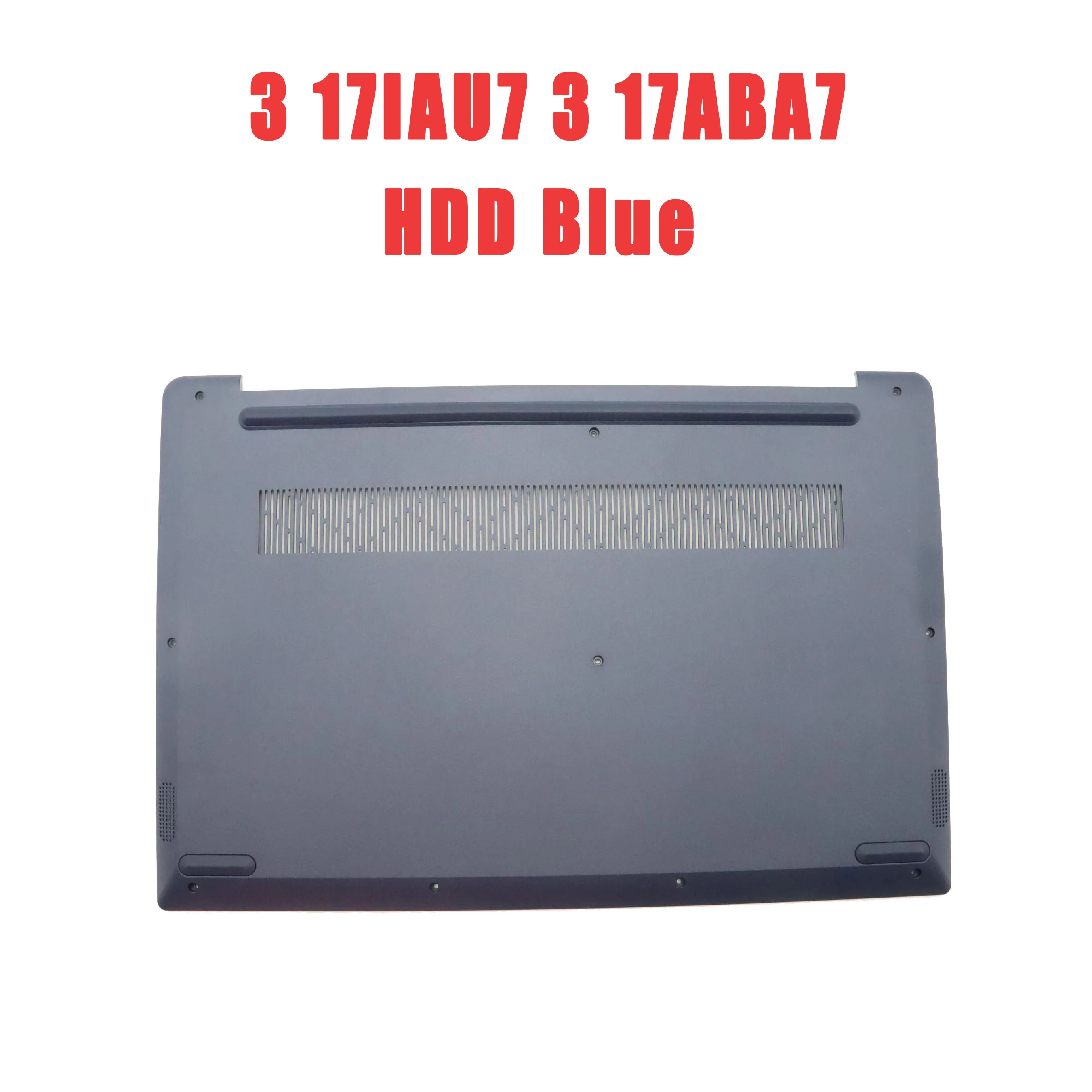 Laptop Bottom Case For Lenovo For IdeaPad 3 17IAU7 3 17ABA7 5CB1H80631 Lower Case Base Cover HDD Blue New