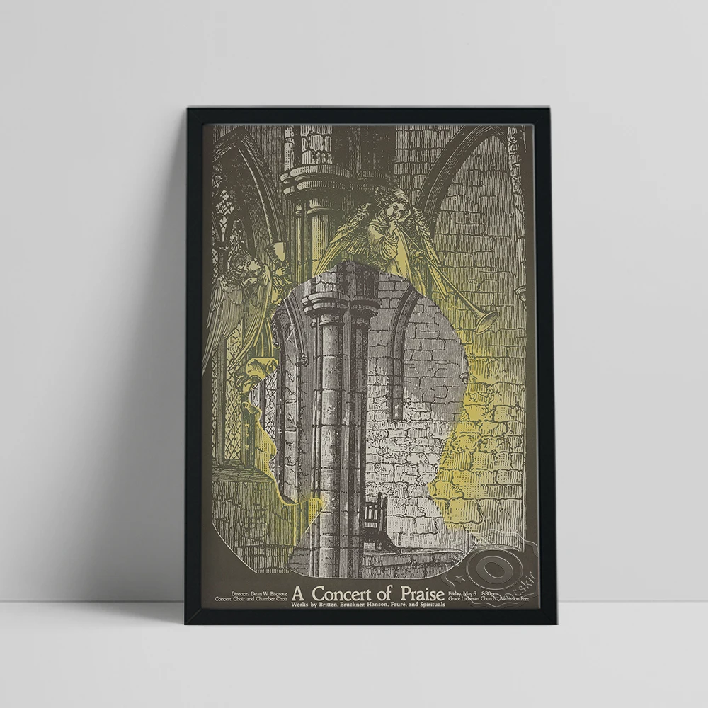 

Lanny Sommese Spirituals Vintage Art Print Poster A Concert Of Praise Canvas Painting Decor Wall Stickers