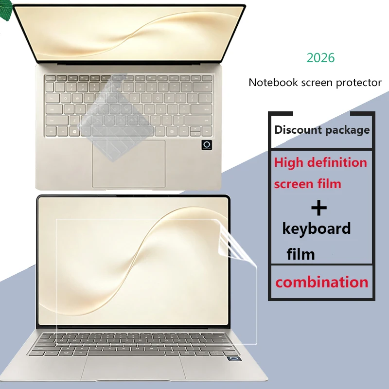 Compatible with Huawei MateBook Pro S laptop: 14.2-inch screen protector, keyboard film, and MOR‑M1 anti-blue‑light screen guard