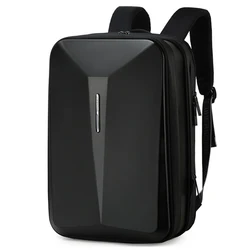 Men's 17.3 Inch Laptop Backpack 35L Business Backpack Waterproof Electronic Sports Backpack Work Hard Shell with USB Port