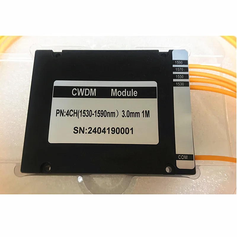 

CWDM (мультиплексирование по длине волны) 4 канала 1530/1550/1570/1590 нм FC Nm1 M/APC