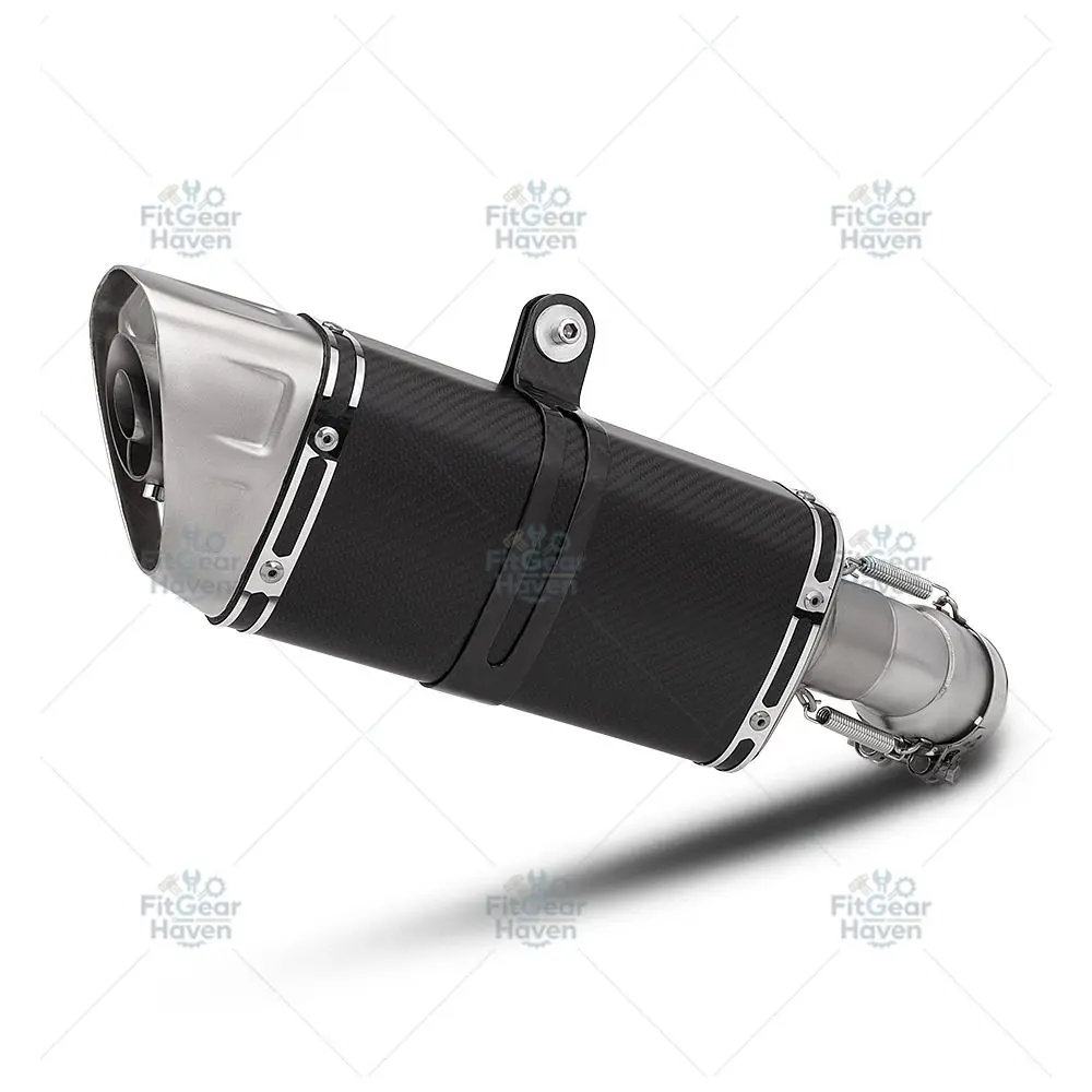 Suitable for motorcycle exhaust pipe modification 500F stainless steel middle section tail