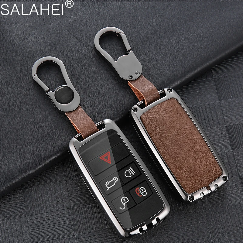 

Car Key Case Cover Shell Bag For Land Rover Range Rover Sport Evoque Freelander Velar Discovery 5 For Jaguar XF XJ XE XJL E-Pace