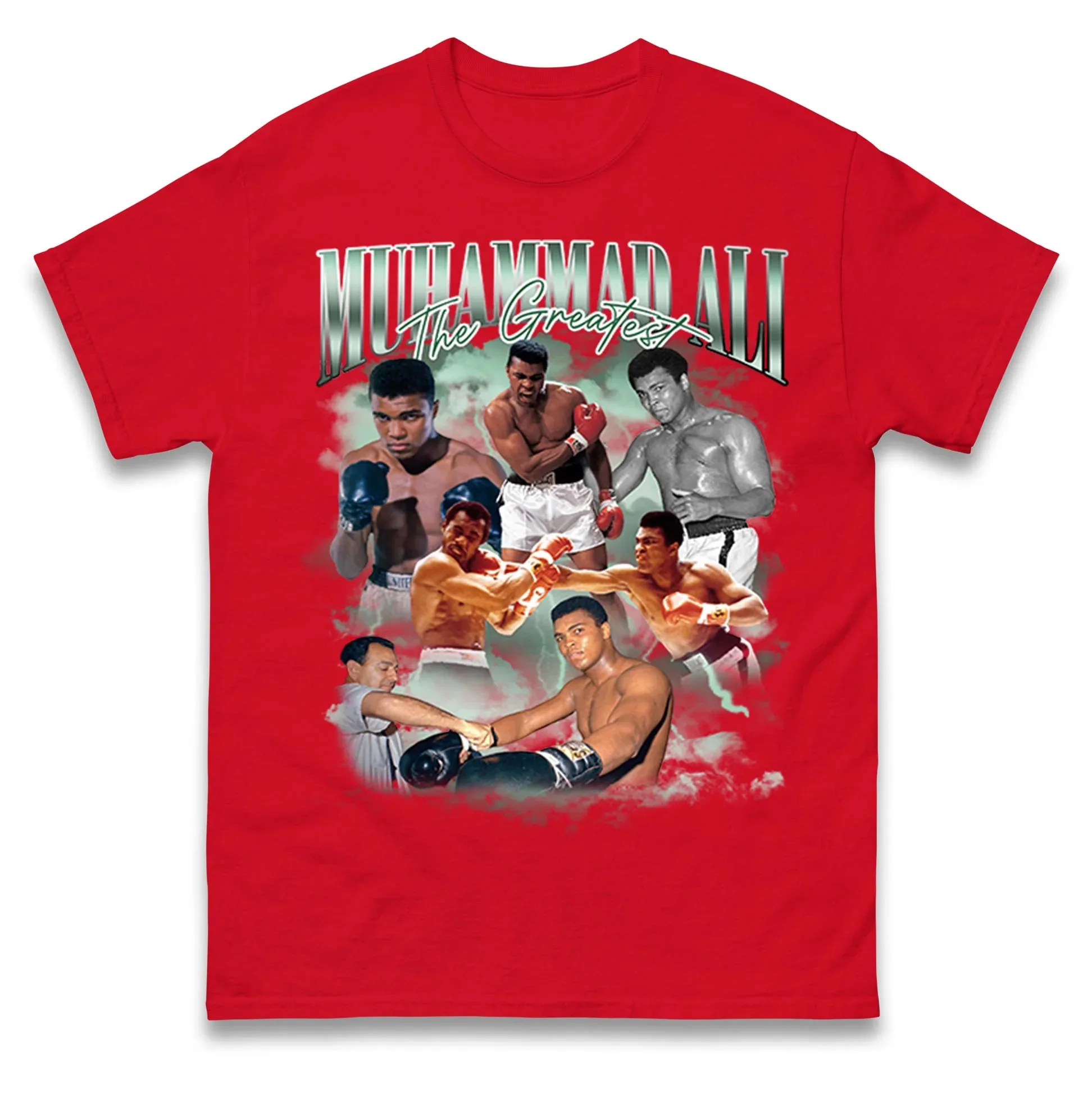 Muhammad Ali Das größte T-Shirt Männer Frauen Kurzarm Baumwolle T-Shirts Retro Hip Hop Y2k T-Shirt Sommer Sport Tops Herrenbekleidung