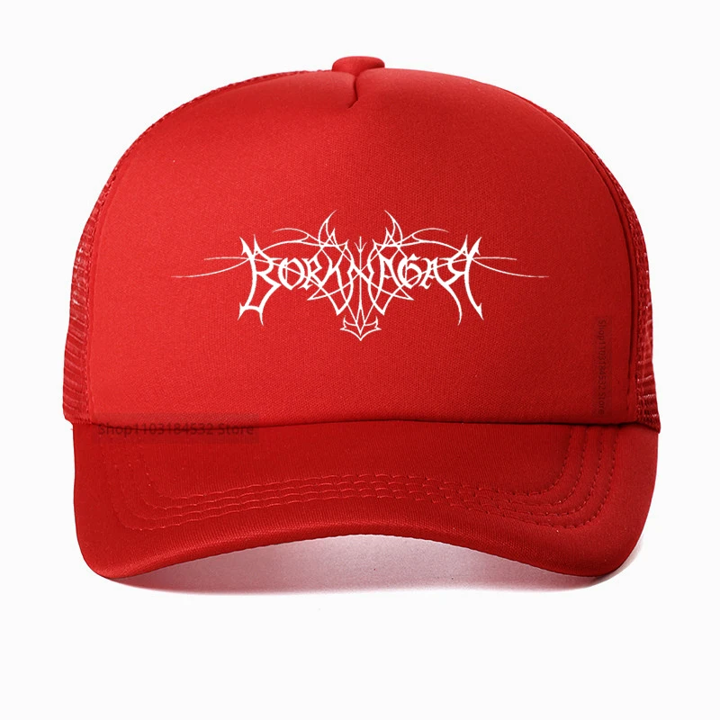 Borknagar-Casquette de Baseball avec Logo de Bande de Métal Noir pour Homme, Chapeau Norvégien Cool, Réglable, Gorras