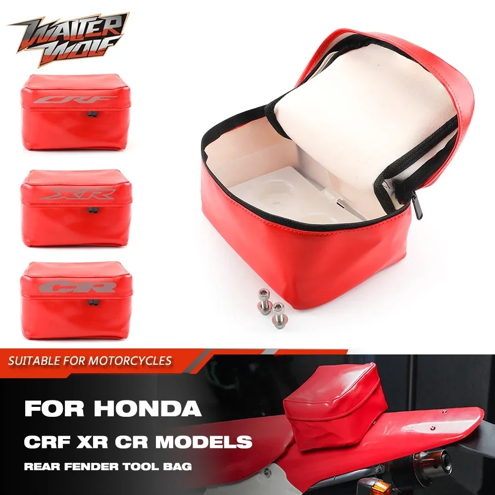 XR CRF CR Luggage Tool Bags Dirt Bike Tail Storage Bag Pouch For Honda CRF250 CRF450 CRF230 XR400 XR650 CR/CRF/XR 85 125 250 450