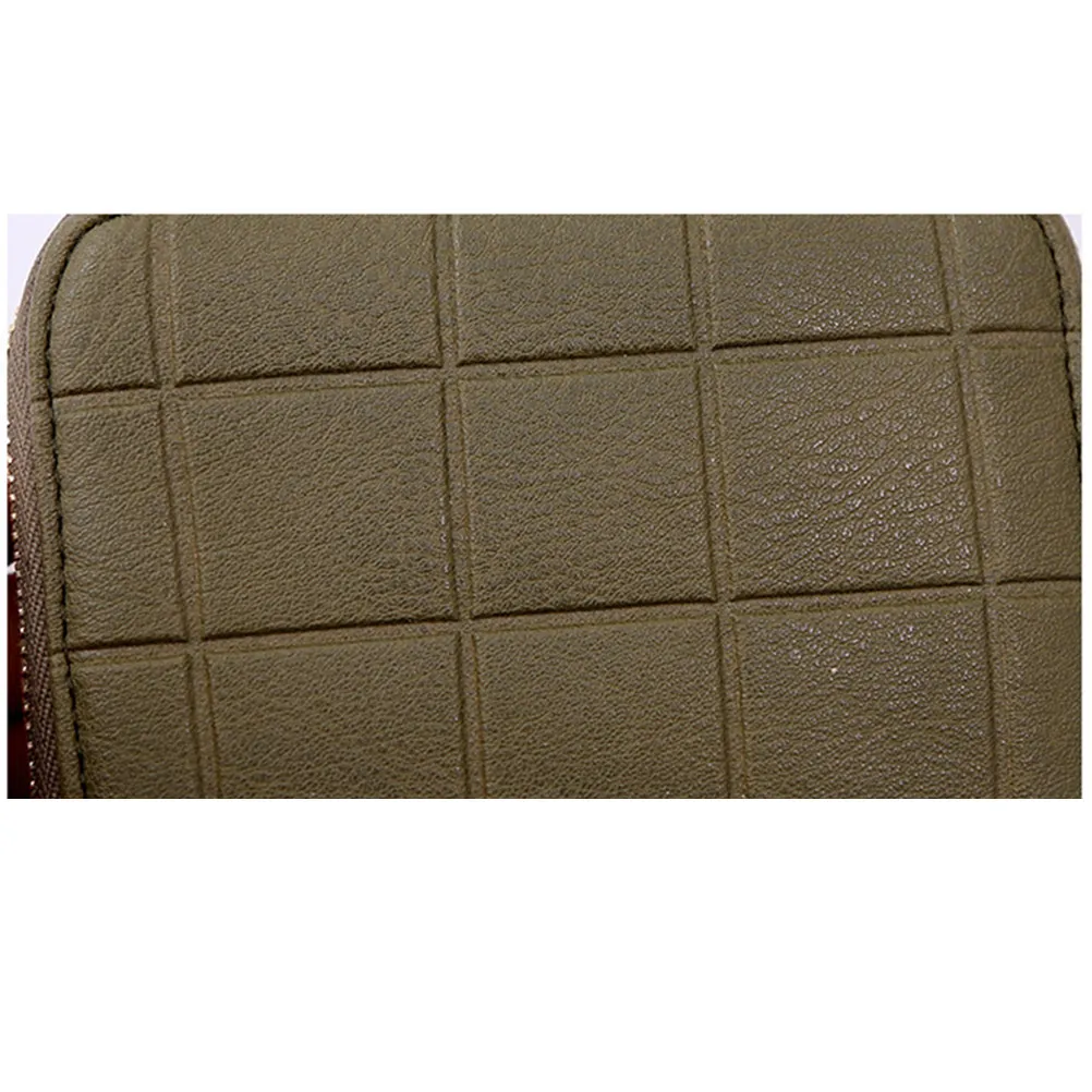 

Мини-кошелек из ПУ темно-зеленого цвета для женщин и девушек, на молнии, маленькая сумочка для карт, ключей, монет, держатель для мелочи, для путешествий