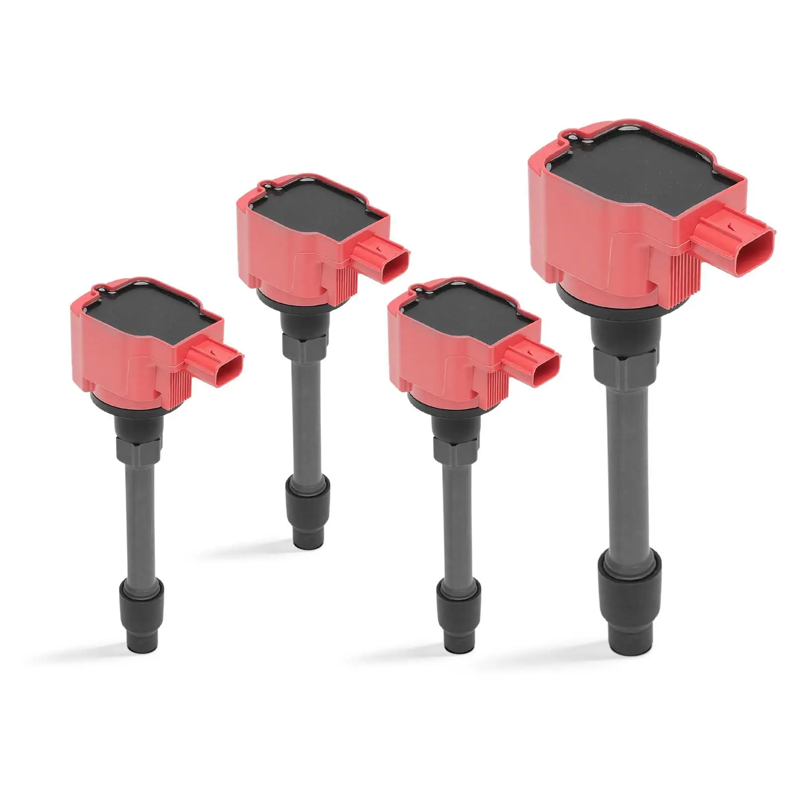 A-Premium 4pcs Red Ignition Coils for Honda Civic 2016-2020 Fit 2015-2020