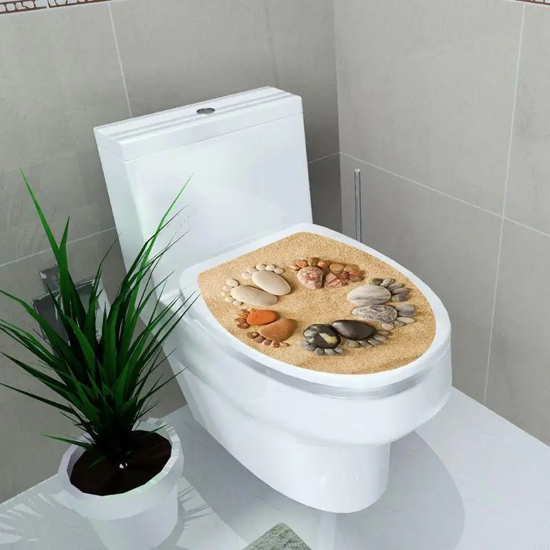 L43A New Simplicity for Fresh Toilet for Seat Wall Sticker Art Bathroom Decals