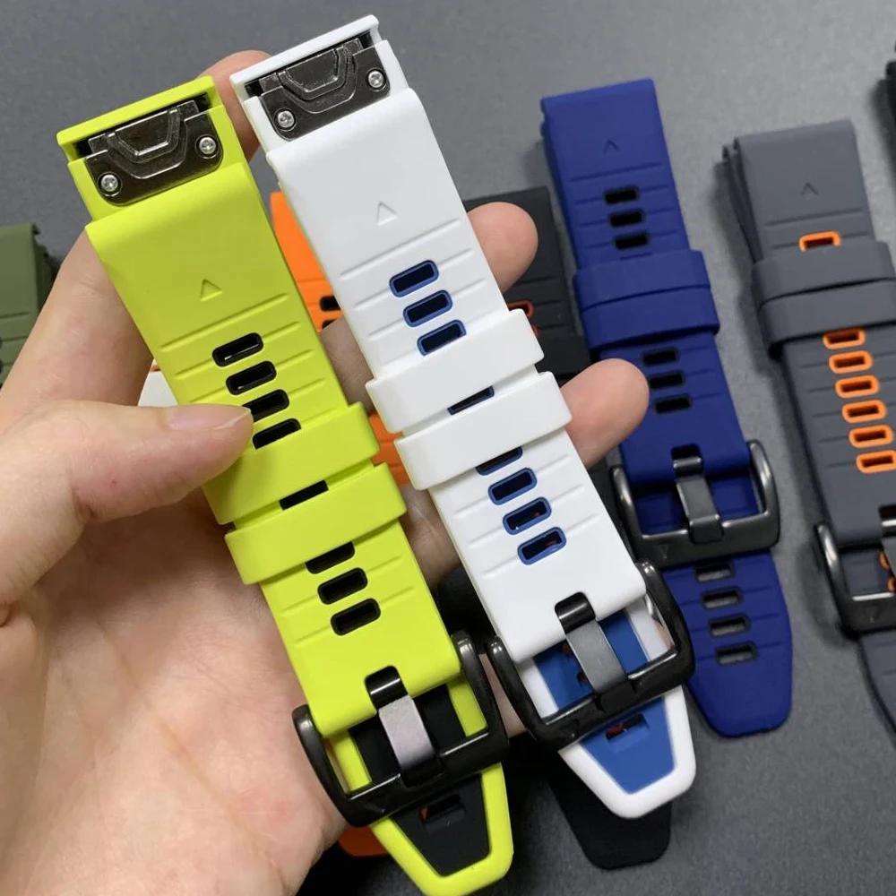 For Fenix9 Silicone QuickFit Watch Strap For Garmin Fenix 9 Pro-Solar 8 E 7X/Quatix/Tactix 8 7Pro/Epix Gen2 22mm 26mm Sport Band