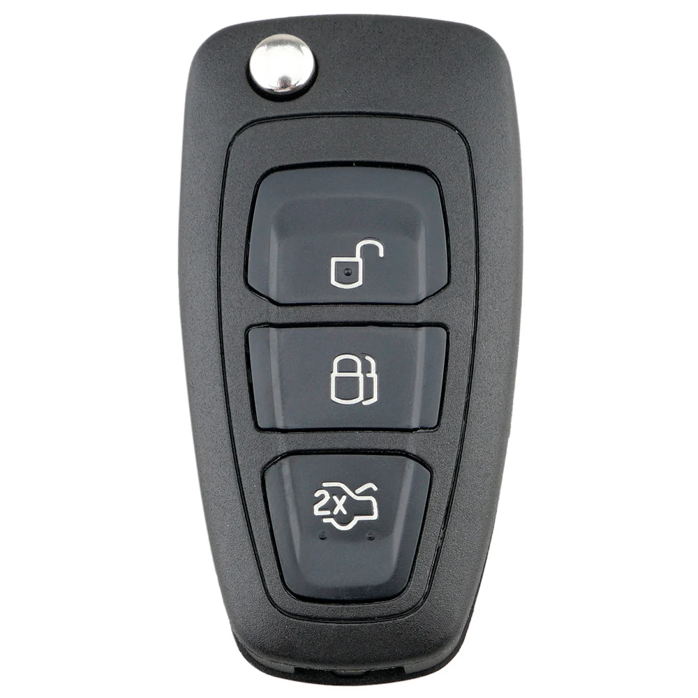 433Mhz 3 Buttons Flip Remote Key Fob with 4D60 Chip and F021 Blade Fit for Ford / Mondeo / Focus / Mk1