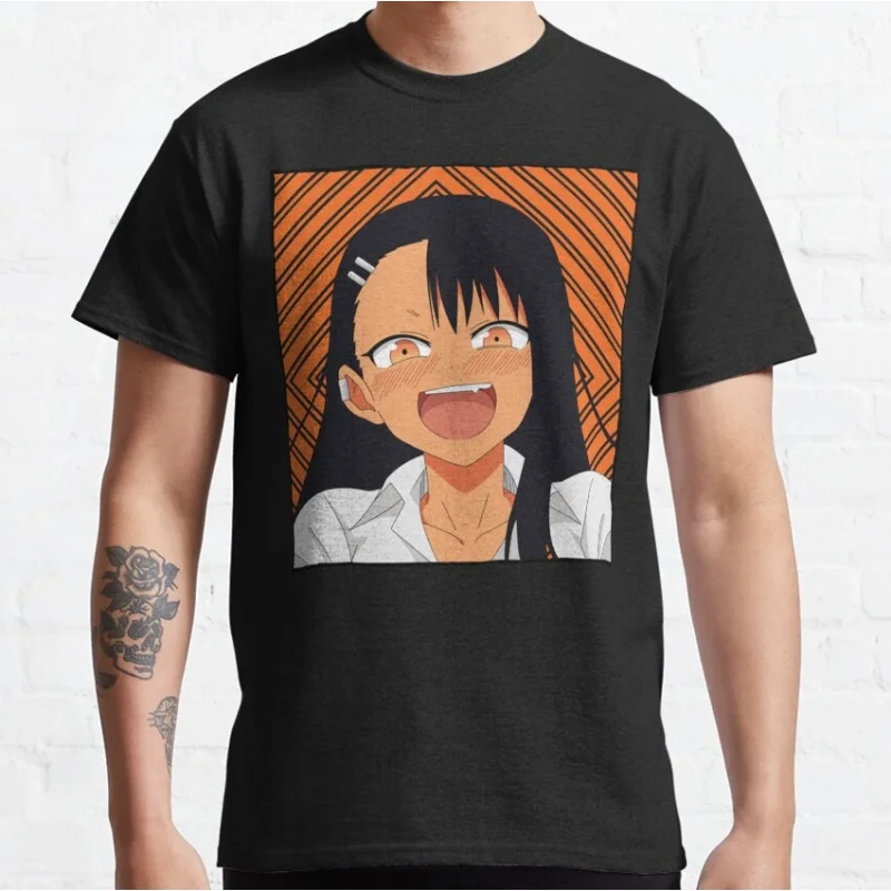 

0503 Dont Toy With Me Nagatoro Hayase Gift for Anime lover 100% cotton Y2K clothes O -Neck Short Sleeve Graphic T-Shirt S-6XL