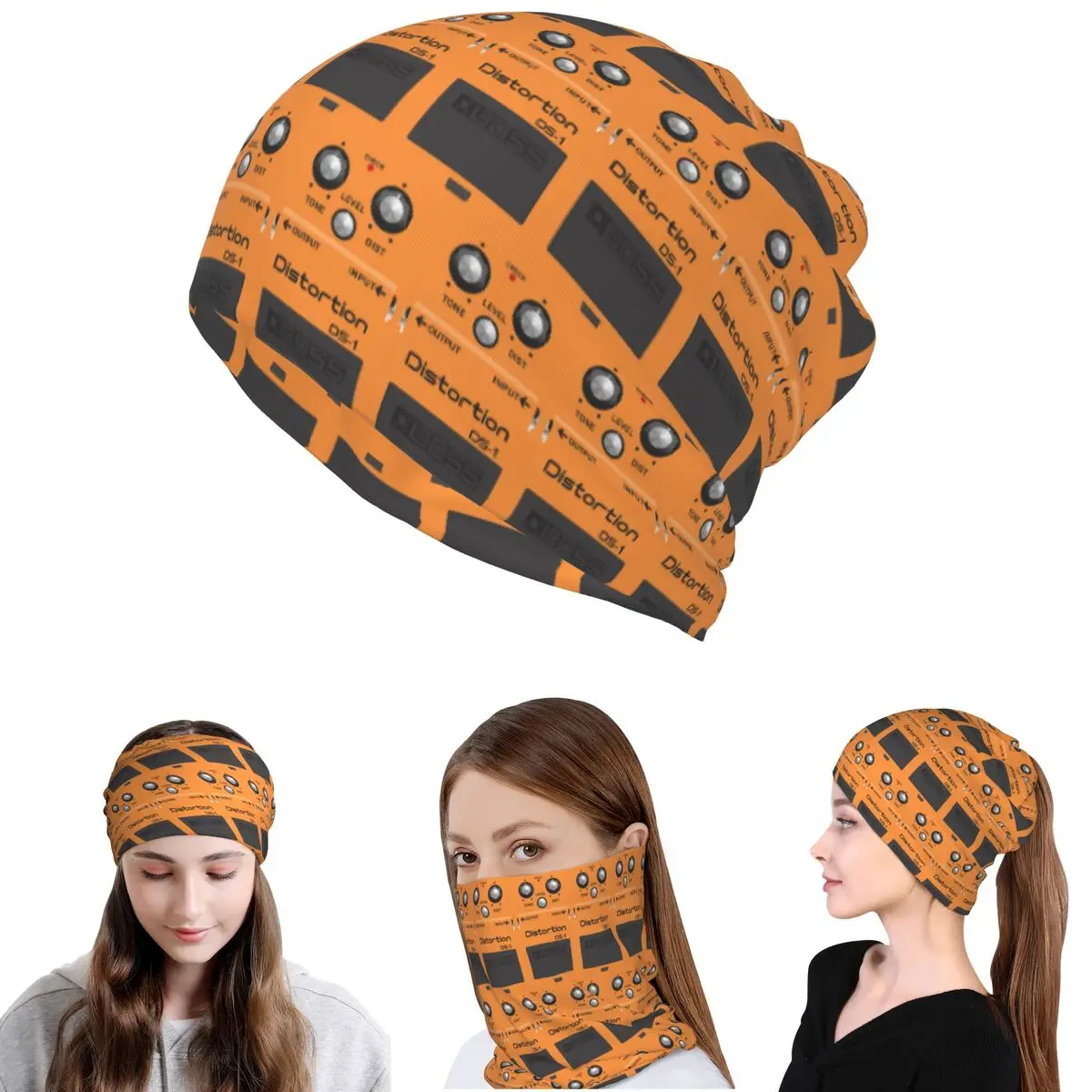 Boss Overdrive Bluesbreaker Guitar Pedal Bandana Neck Gaiter Mask Scarf Warm Face Mask Beanies Hat for Men Women Adult Winter