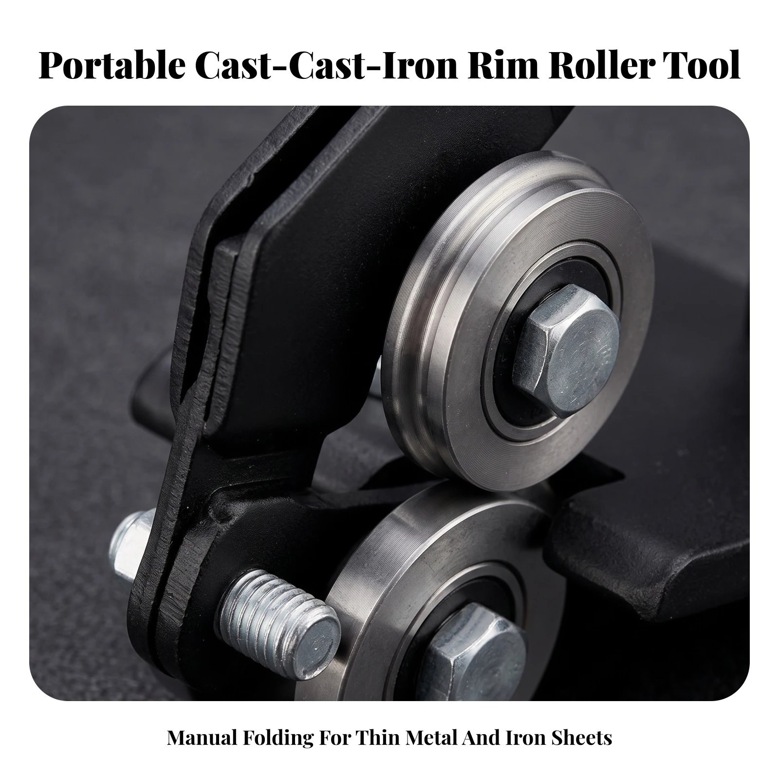 Sheet Metal Edging Tool Ergonomic Sheet Metal Beading Tool Heavy-Duty Long-Lasting for Metalworkers, Workshops