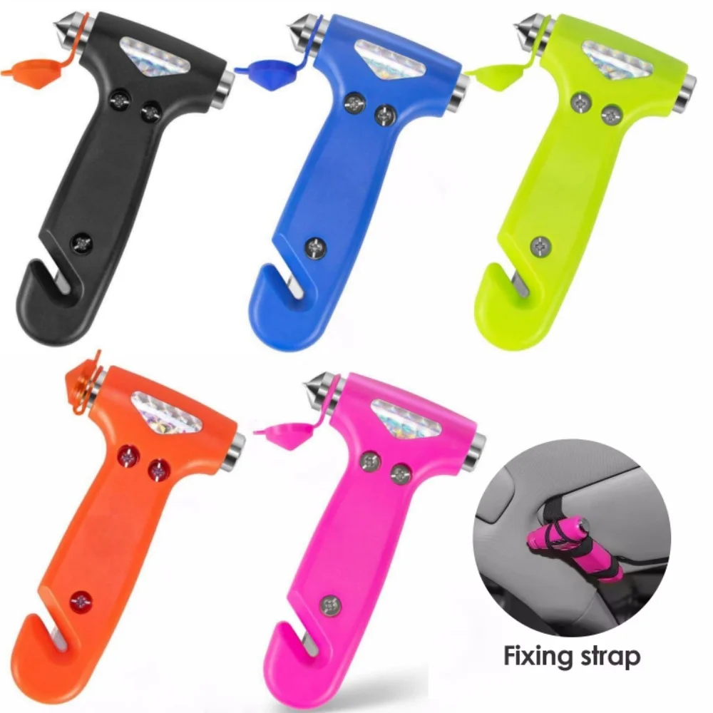 Multi-function Hammer Two-in-one Safety Hammer Rescue Hammer Car Escape Hammer Window Breaker Portable Vehicle Emergency Tool