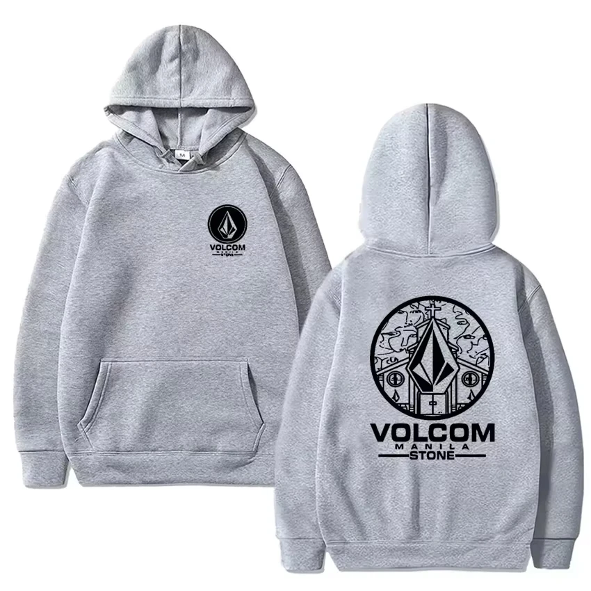 Retro 2026 Fashion Hoodie Women and Man Hoody Volcom Stone Double-sided Casual Graphic Sports Tops Breatha