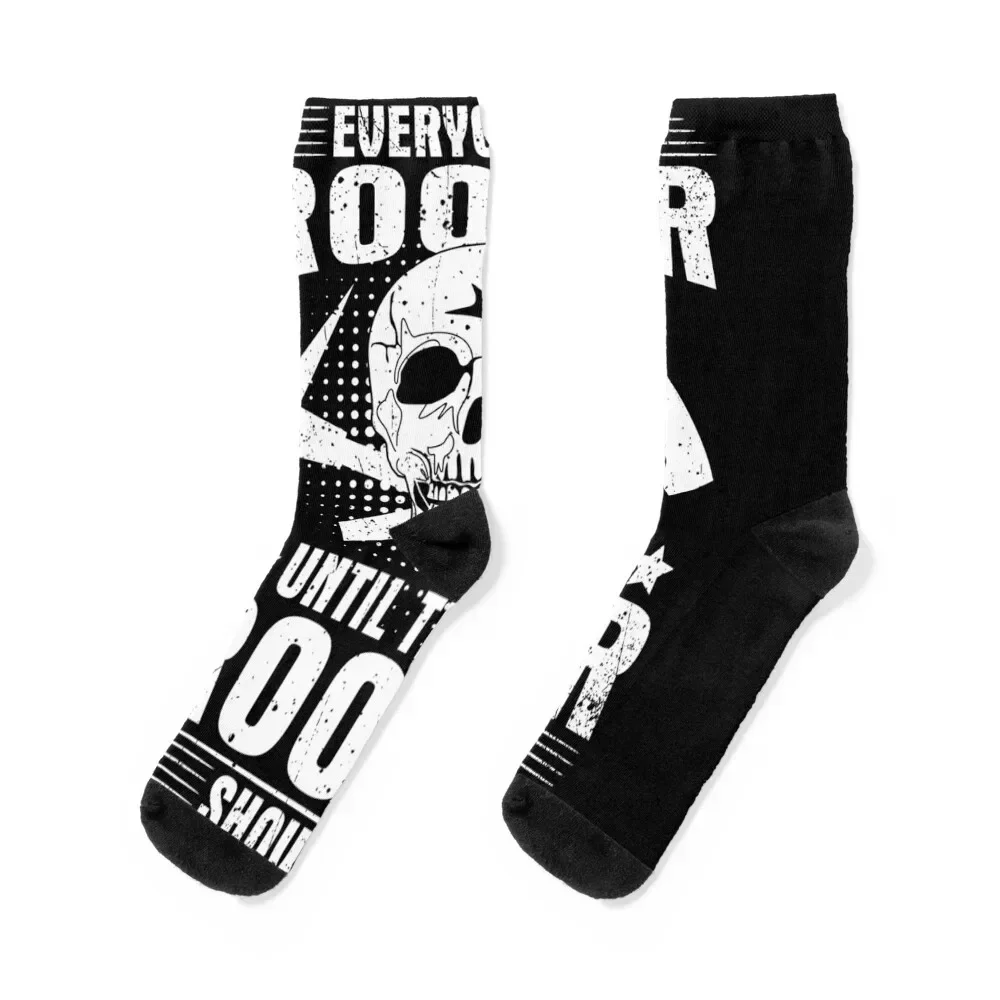 roofer - for roofing lovers Socks retro floor set Crossfit Men Socks Luxury Brand Women's