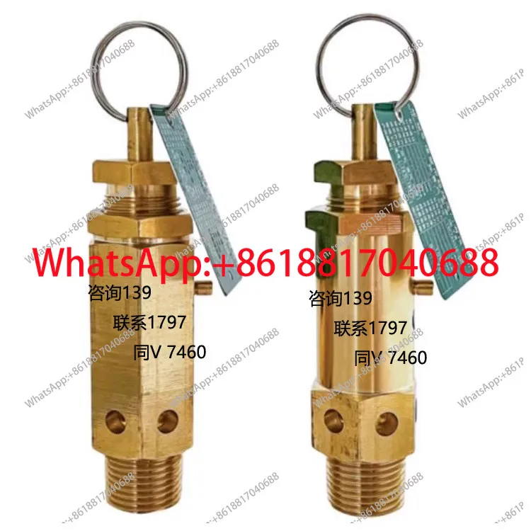 1PCS A28X-25T/40T/64T all-copper spring type medium and high pressure screw machine air compressor pressure relief valve