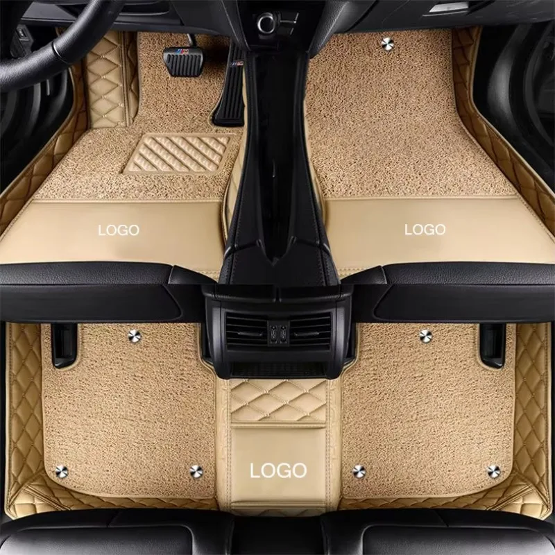 

For Ford Kuga Escape 2012-2023 Years Auto 5D Custom Car Floor Mats Carpets Double Layer Coche Accessories Liners Blanket