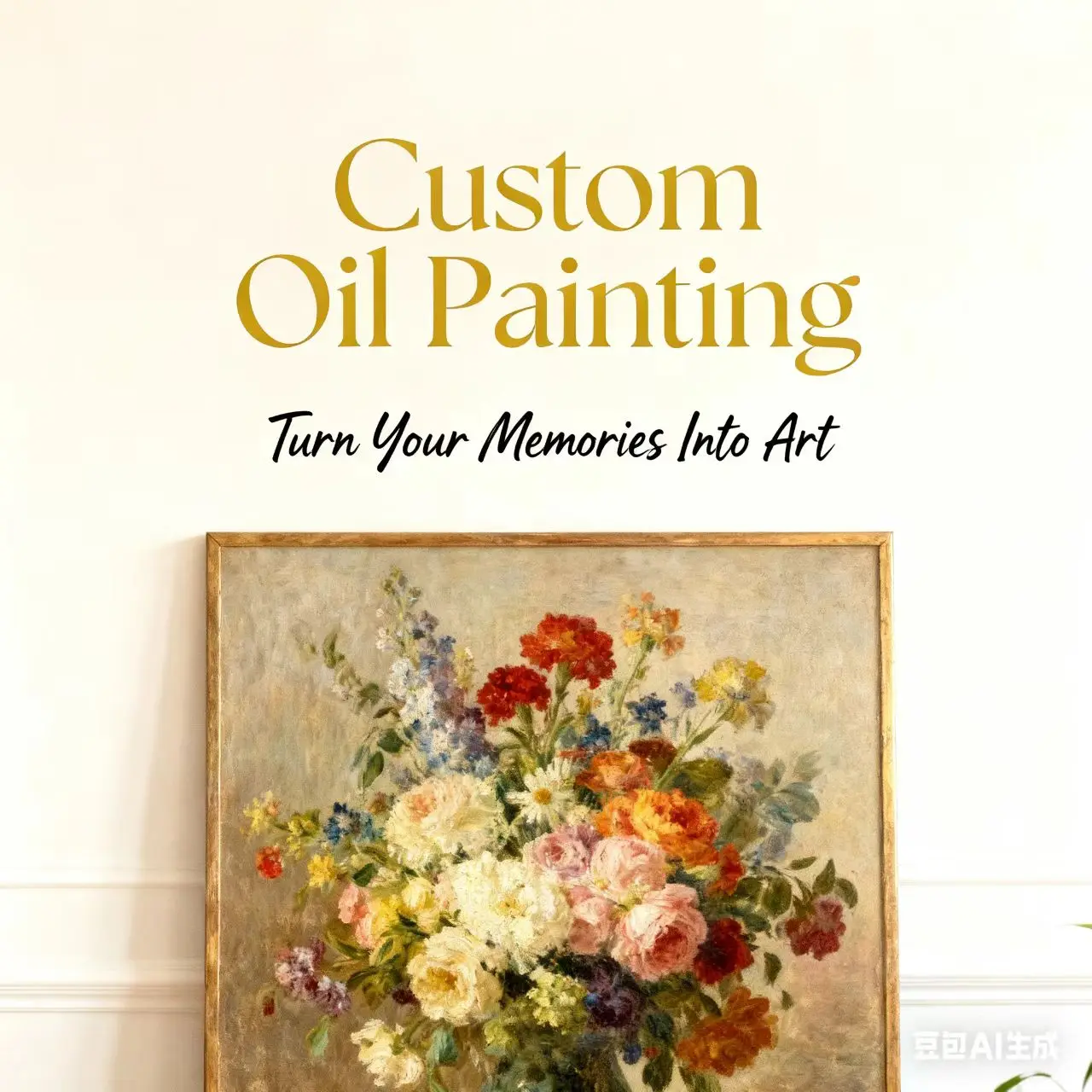 Custom Made Oil Painting reproduction on linen canvas, 100% handmade quality, portrait painting