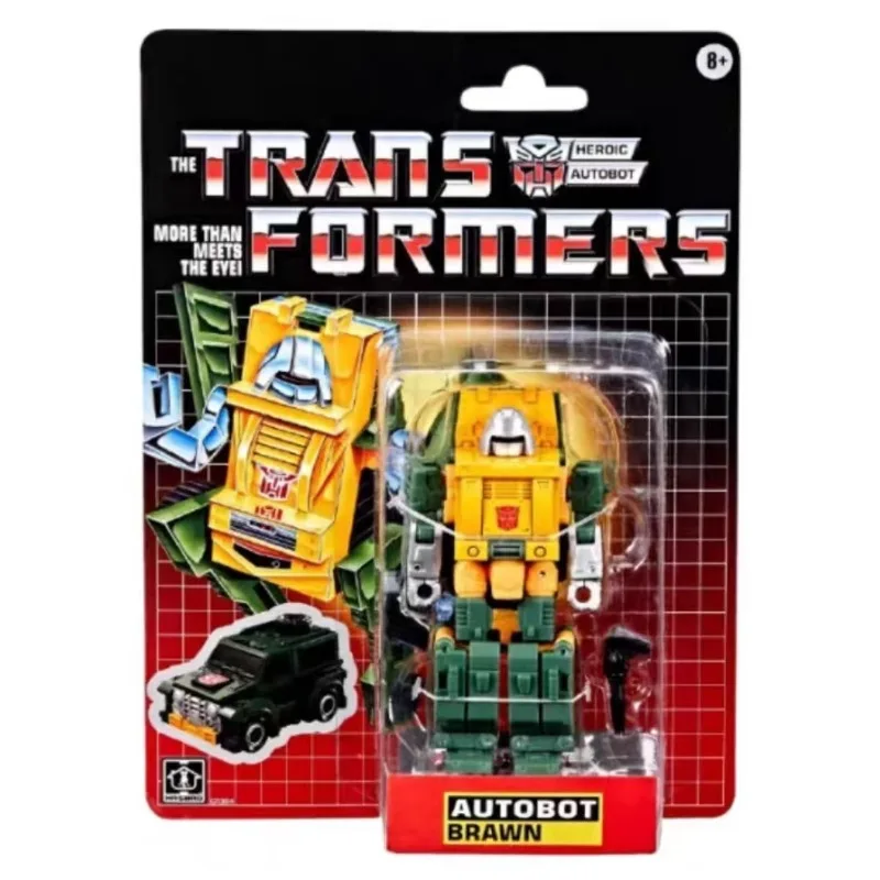 متوفر في المخزون ألعاب المحولات النسخة الأمريكية G1 84-86 بطاقة معلقة ريترو براون نموذج روبوت مجموعة لعبة شخصيات الحركة هدية هواية #6