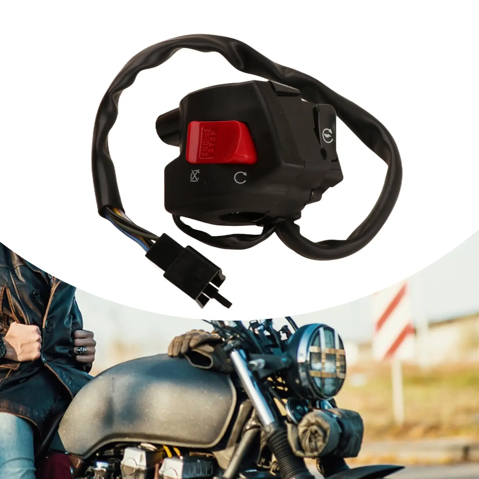 

Start Stop Kill Switch Directly Replace Accessory Easy to Install Professional Spare Parts 35130-mee-641 for Honda CBR600rr