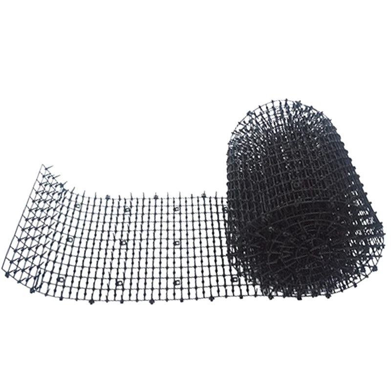 Household Garden Mat Prickle Strip Anti Dog Repellent Deterrent Mat Garden Flower Plant-Black