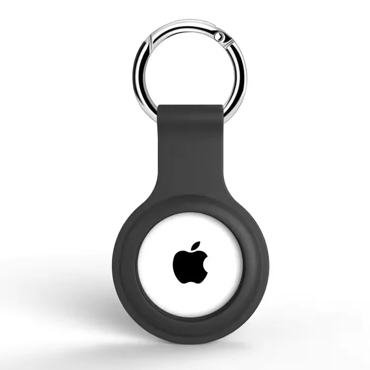 Hülle für Apple Airtags, Schutzhülle aus Flüssigsilikon, Tracker-Zubehör, kratzfeste Hülle mit Schlüsselanhänger, Air Tag Case