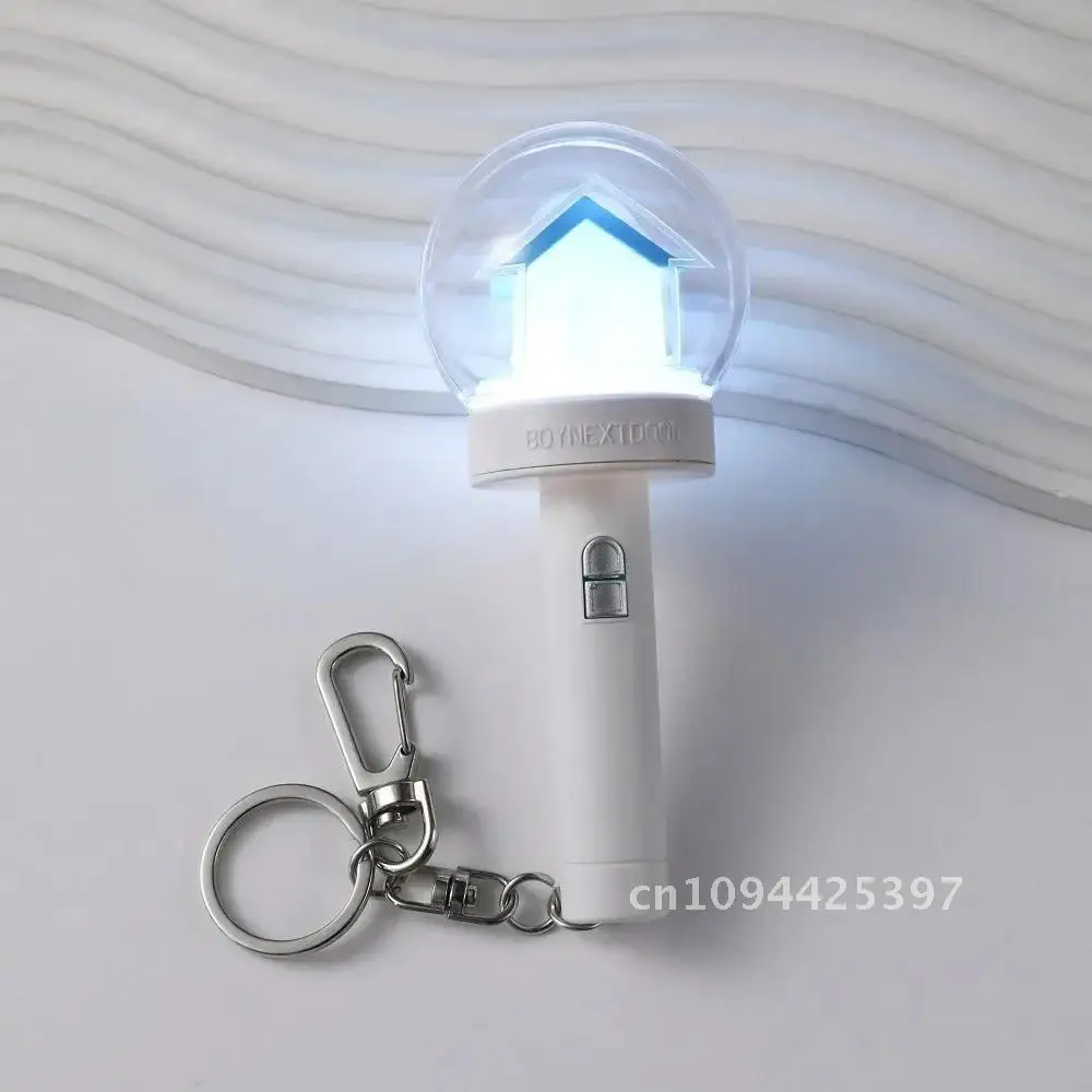 Kpop Idol BOYNEXTDOOR Mini Light Stick Keyring Glow Stick Key Chains Home Decoration for ONEDOOR Gift