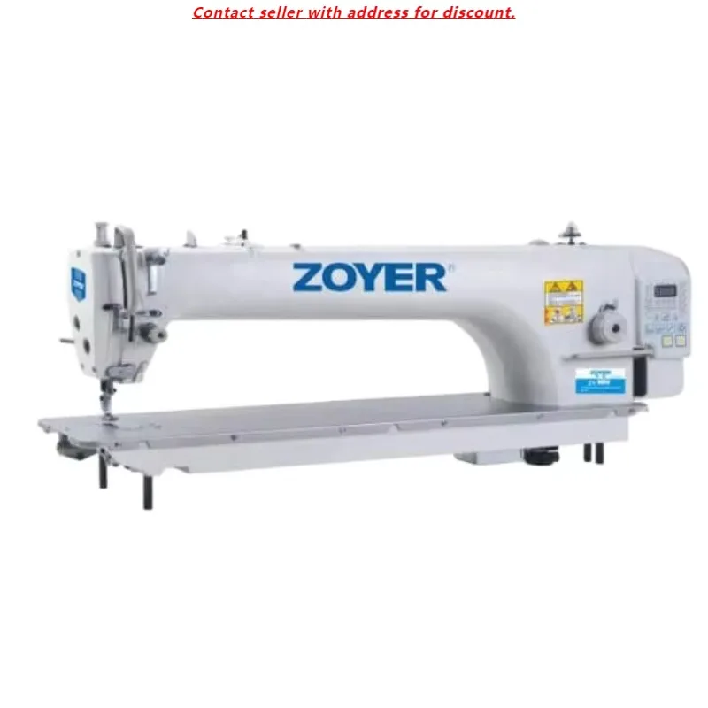 

ZY9056 Zoyer LONG ARM SINGLE/DOUBLE NEEDLE COMPOUND-FEED INDUSTRIAL LOCKSTITCH SEWING MACHINE